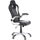 HJH Office GAME SPORT Kunstleder Schwarz/Grau/Weiß
