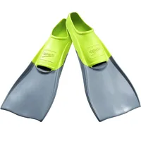 Speedo Long Blade Fin Triathlon-Natation - Gris/argent - 36/37