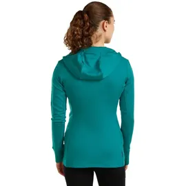 Icebreaker Quantum IV Fleecejacke Blau/Smaragd S