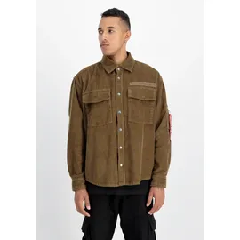 Alpha Industries Cord Überhemd Beige XL
