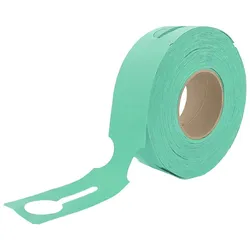 CombiCraft Große Schlaufenetiketten 273x59mm - Grün - 500 Stück pro Rolle