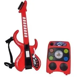 SIMBA 106834251 My Music World Disco Gitarre mit Verstärker