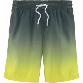 Buffalo Badeshorts grau-gelb M