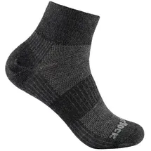 WrightSock Unisex Coolmesh II Merino Quarter schwarz