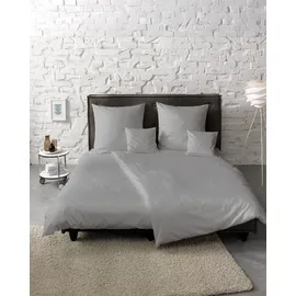 FLEURESSE Colours 009100 steingrau 135 x 200 cm + 80 x 80 cm