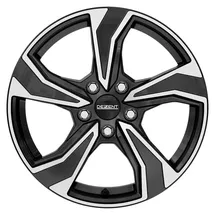 Dezent KB black/polished 7x16 ET40 5x114,3 ML60.1