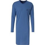 Ammann Nachthemd Herren-Nachthemd "EXTRA LIGHT COTTON" blau 52