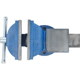 BGS Schraubstock Holz/Metall/Stahl/Grauguss 150 mm blau