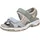 Rieker Riemchensandale Damen Mint/Creme/Hellblau/Mehrfarbig 39