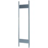 Schulte Regalrahmen T-Profil ohne Füße, verzinkt, 2000 x 400mm