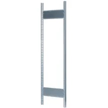 Schulte T-Profil-Rahmen Fachbodenregal verzinkt 2.000 x 400 mm