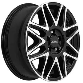 Dezent KH dark 6,5 x 16 5 x 108 ET47 MB65,1 Schwarz Poliert
