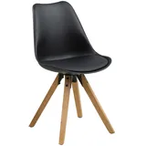 Actona Dima Esszimmerstuhl Rubberwood/Leder look - Rubberwood