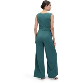Vera Mont Jumpsuit mit U-Boot-Ausschnitt, Smaragd, 36