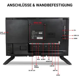 Xoro HTC 1949 V2 18,5" DVD Triple Tuner TV