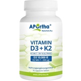 APOrtha Vitamin D3 10.000 IE + Natto Vitamin K2 MK-7 200 µg veg Tabletten 365 St.