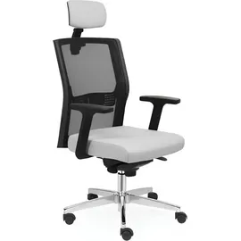 aea Bürostuhl Kunststoff Grau