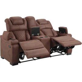 Atlantic Home Collection Couch 2-Sitzer braun