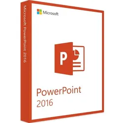 Microsoft PowerPoint 2016 - Produktschlüssel - Sofort-Download - Vollversion - 1 PC - Deutsch