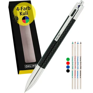 Online Schreibgeräte ONLINE® 4-Farben-Kugelschreiber-Set 70011 schwarz