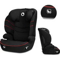 Lionelo Lars I-Size 100-150 cm, schwarz/rot - Schwarz/Rot