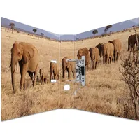 Herma Ordner 2-Ring mit Motiv, 70mm, A4, Animals Afrika