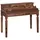 KADIMA DESIGN Schreibtisch Massivholz 115x100x60 cm 3 Schubladen, Sekretär im Landhausstil