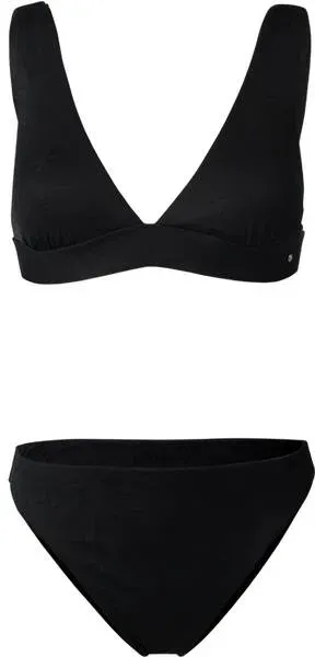 BRUNOTTI Damen Bikini Bodhi-Leaves, Leaves Jacquard Black, 38