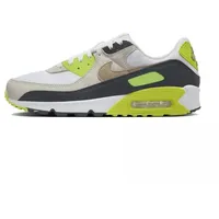 Nike Air Max 90 Herrenschuhe (DM0029-107, White/Cyber/Dark Smoke Grey/Khaki), 44 EU - 44 EU