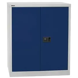 BISLEY Universal Flügeltürenschrank 91,4 x 40 x 100 cm blau