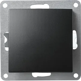 McPower Kreuzschalter McPower FLAIR 250V/10A, UP, matt schwarz