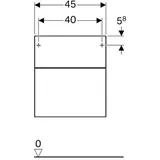 Geberit Xeno2 Seitenschrank 500504011