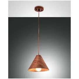 fabas luce gmbh Esino 1-flg. 40 W 30 cm kugelförmig Holz braun