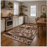 Vimoda Küchenläufer 160 x 220 cm Beige/Braun