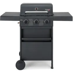TAINO COMPACT 3+0 Gasgrill Grillwagen platzsparend Griller Gas Grill BBQ schwarz