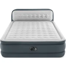 Intex Luftbett DuraBeam UltraPlushHeadboard grau
