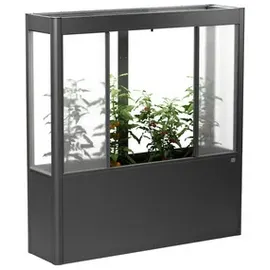 Biohort Florentina Hochbeet-Abdeckung 201,6 x 136,4 x 104 cm Dunkelgrau Metallic