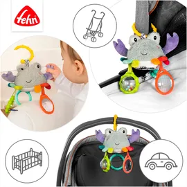 Fehn "Mini-Mobile Krabbe", bunt, Mobilés, BabyB:18cm H:7,4cm L:22cm, Softvelour, B:18cm H:7,4cm L:22cm
