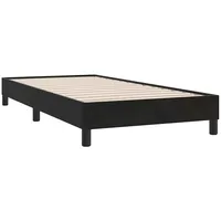 VidaXL Boxspringbett ohne Matratze Schwarz 90x210 cm Samt