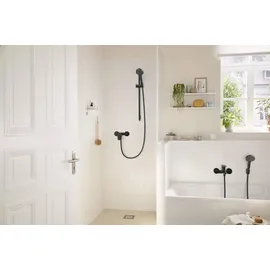 Hansgrohe Rebris S Einhebel-Duscharmatur Aufputz für 1 Verbraucher Mattschwarz 72640670