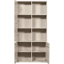 Woood Mehrzweckschrank 100 x 200 x 40 cm Grau