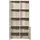 Woood Mehrzweckschrank 100 x 200 x 40 cm Grau
