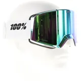100% Norg Skibrille (Größe One Size, weiss)
