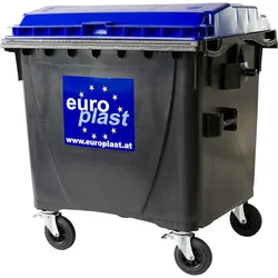 Abfall- und Wertstoffsammelbehälter / 4-Rad Container -  440 / 1370 / 1470