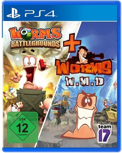 Worms Battlegrounds & Weapons of Mass Destruction - PS4
