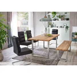 Home Affaire »Tristan«, Eiche massiv mit Baumkante