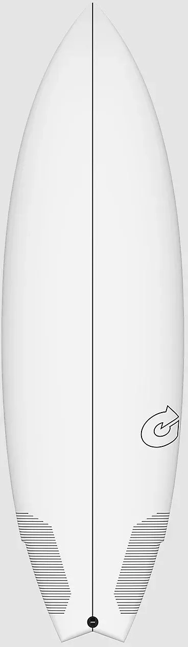 Torq Tec Go-Kart 6'6 Surfboard white Gr. 6'6
