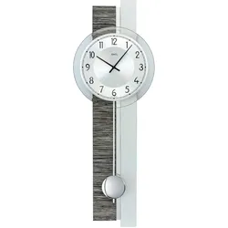 Pendeluhr modern Aluminium-Zifferblatt - AMS Modell: 7439