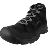 KEEN Circadia Mid Polar Insulated Waterproof Wanderstiefel, Schwarz/Stahlgrau, 43