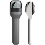 ZOKU Besteck-Set für Taschen, Anthrazit